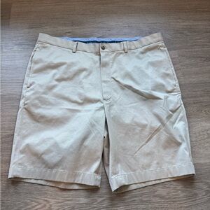 Brooks Brothers Tan Flat Front Shorts